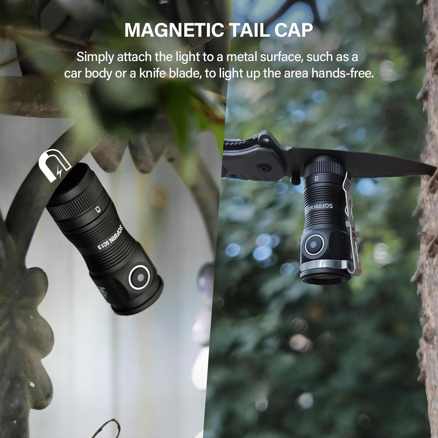 LED Small Flashlight USB C Rechargeable, SC13 Bright 1300 Lumens EDC Keychain Flashlights with IPX8 Waterproof, Portable Key Ring Mini Flash Light for Everyday Carry Camping Hiking