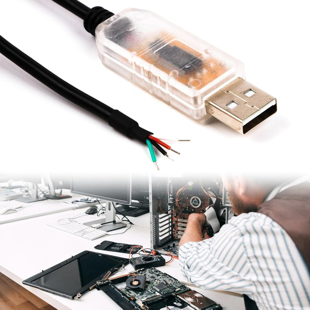 USB to RS485 Serials Cable 4P Chipset Data Adapter Converter Cable RS485 Serials Connection Replacement for PC